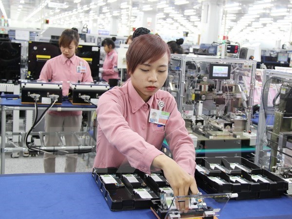 En alza exportaciones de telefonos moviles de Vietnam a China hinh anh 1