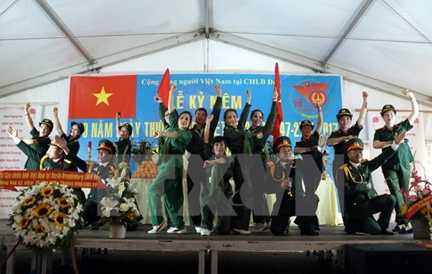 Conmemoran quinto aniversario de Espacio Cultural de Vietnam en Alemania hinh anh 1