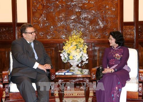 Vicepresidenta vietnamita destaca fructifero desarrollo de nexos con Finlandia hinh anh 1