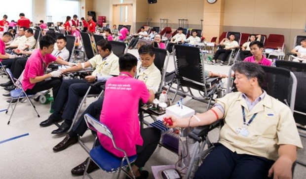 Siete mil jovenes vietnamitas se unen a campana de donacion de sangre hinh anh 1