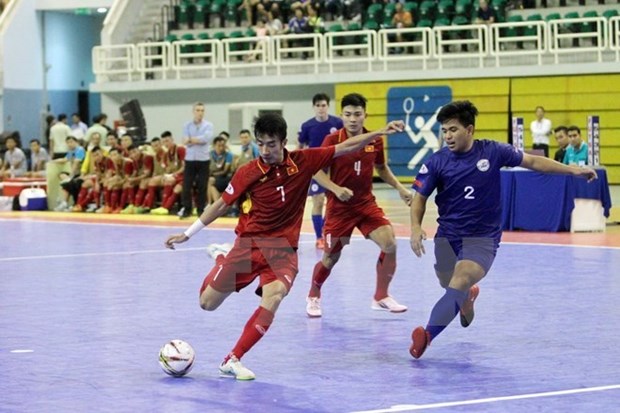 Vietnam golea a Filipinas en torneo sudesteasiatico de futbol sala hinh anh 1