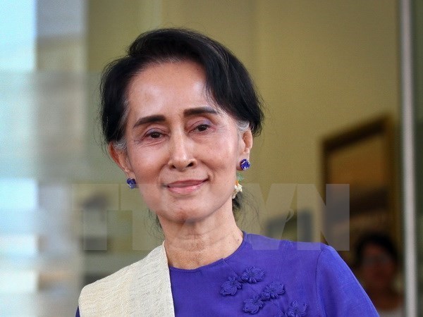 Consejera del Estado de Myanmar realiza visita a Rakhine hinh anh 1