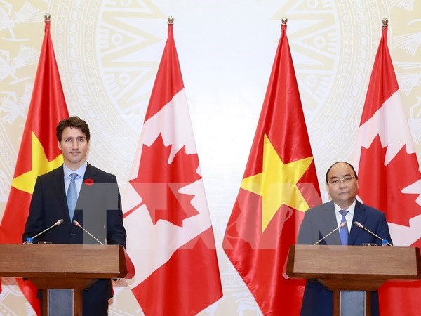 Vietnam y Canada elevan sus relaciones al nivel de asociacion integral hinh anh 1