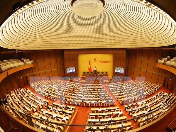 Parlamento vietnamita continua debates sobre proyectos legales hinh anh 1