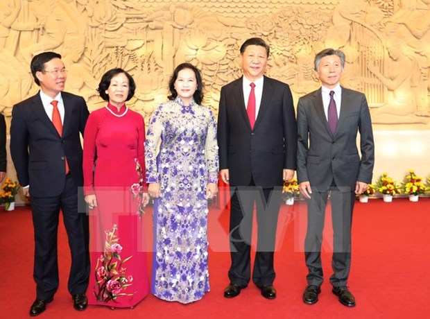 Presidente Xi Jinping inaugura Palacio de Amistad Vietnam-China en Hanoi hinh anh 1