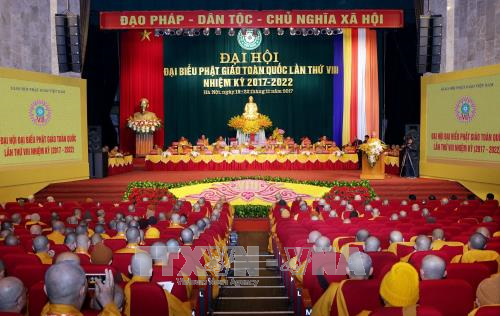 Inauguraran VIII Congreso del Budismo de Vietnam hinh anh 1