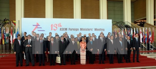 Emiten cancilleres de ASEM declaracion sobre fomento de lazos entre Asia y Europa hinh anh 1