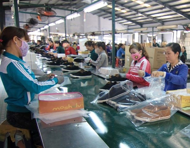 Ventas al exterior de calzado de Vietnam superan los 11 mil millones de dolares hinh anh 1