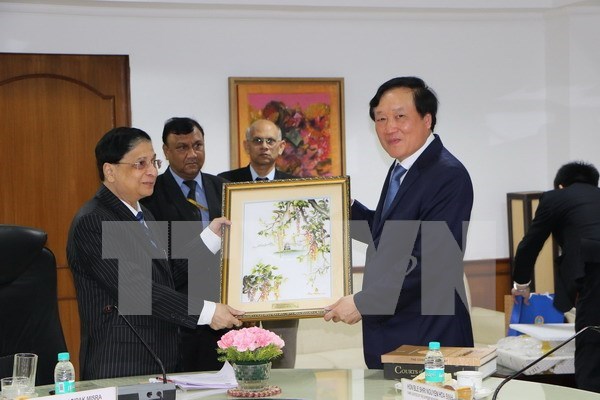 Vietnam e India fomentan colaboracion en labores juridicas hinh anh 1