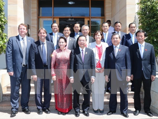 Presidenta del Parlamento vietnamita destaca cooperacion cientifica con Australia hinh anh 1