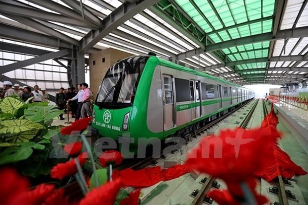 Autoridades de Hanoi restablecen plan para corrida de prueba de linea ferroviaria elevada hinh anh 1