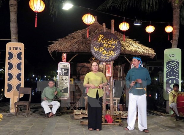 Reconocen arte vietnamita de Bai Choi como patrimonio cultural de la humanidad hinh anh 1