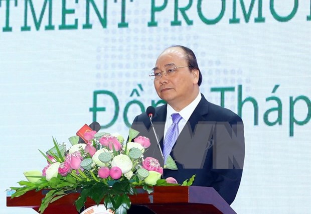 Premier de Vietnam destaca entorno de inversion en Dong Thap hinh anh 1