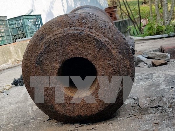 Descubren canon antiguo en isla vietnamita hinh anh 1