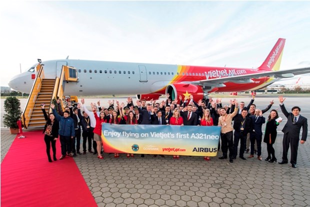 VietJet recibe el primer avion A321neo en Sudeste de Asia hinh anh 1