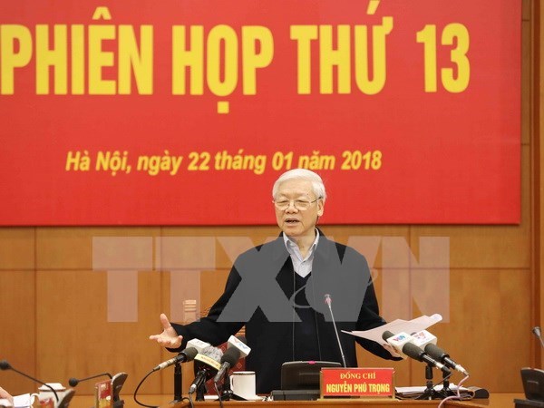 Dirigente partidista de Vietnam exhorta a luchar sin cuartel contra corrupcion hinh anh 1
