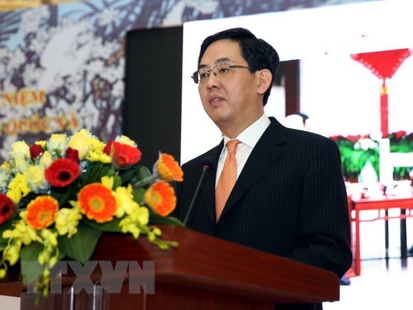 Ministro de Defensa de Vietnam recibe al embajador chino hinh anh 1
