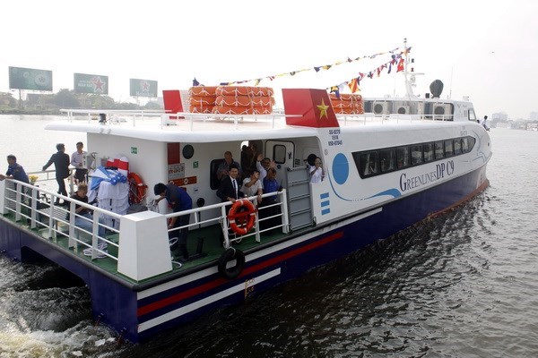 Inauguran nueva linea de barcos expresos Ciudad Ho Chi Minh - Vung Tau hinh anh 1