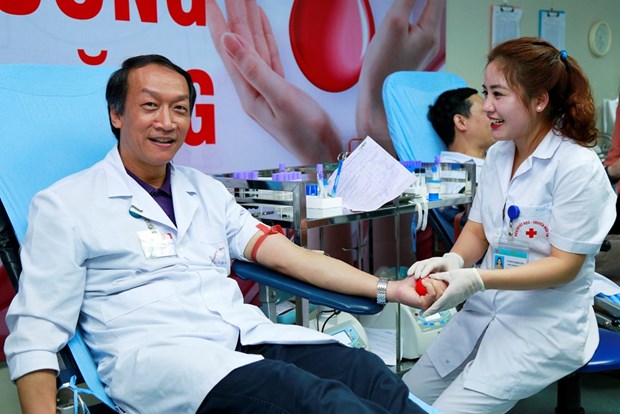 Se retoma en Vietnam campana de donacion de sangre hinh anh 1