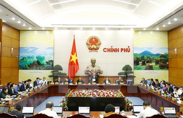 Gobierno vietnamita centra reunion ordinaria en escenario socioeconomico de febrero hinh anh 1