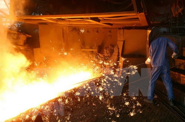 Grupo vietnamita Hoa Phat exporto mas de 30 mil toneladas de acero en febrero hinh anh 1
