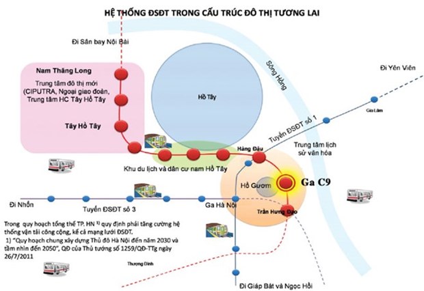 Hanoi recauda opiniones sobre estacion subterranea cerca de lago Hoan Kiem hinh anh 1