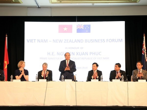 Premier vietnamita interviene en Foro Empresarial con Nueva Zelanda hinh anh 1