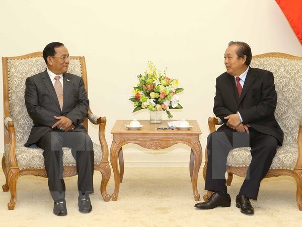 Vietnam y Myanmar ampliaran cooperacion hinh anh 1