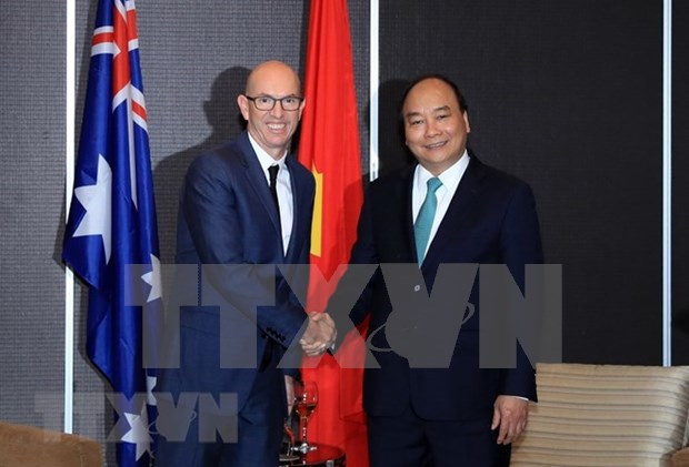 Premier de Vietnam recibe a importantes inversores australianos hinh anh 1