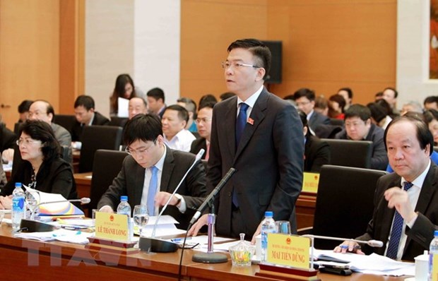 Ministro de Justicia de Vietnam aclara formas de mejorar calidad de documentos legales hinh anh 1