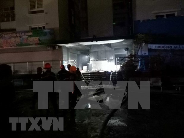 Trece muertos por incendio en condominio en Ciudad Ho Chi Minh hinh anh 1