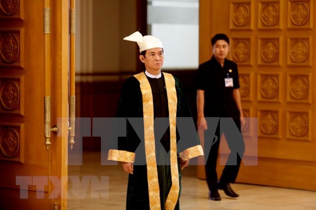Win Myint es nuevo presidente de Myanmar hinh anh 1