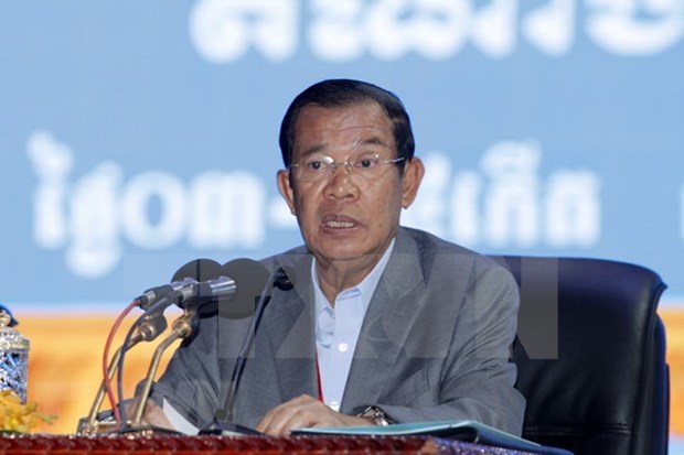 Primer ministro de Camboya asistira a cumbres de GMS y CLV en Hanoi hinh anh 1