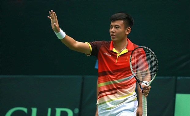 Grupo masculino de tenis de Vietnam asciende al grupo II en Copa Davis hinh anh 1