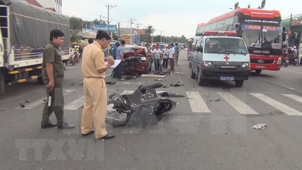 Vietnam: 52 fallecidos por accidentes de trafico durante tres dias feriados hinh anh 1