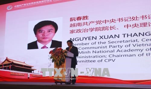 Delegacion partidista de Vietnam realiza visita de trabajo en Guangdong hinh anh 1