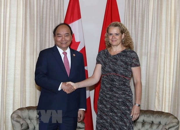Premier vietnamita se entrevista con gobernadora general de Canada hinh anh 1