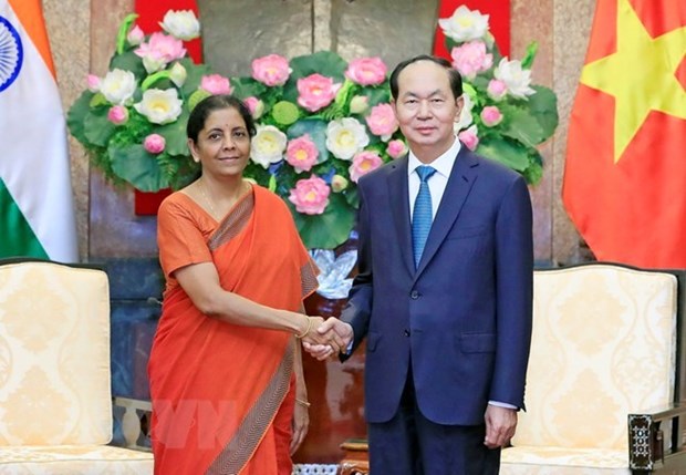 Presidente vietnamita expresa apoyo a lazos de defensa mas fuertes con la India hinh anh 1