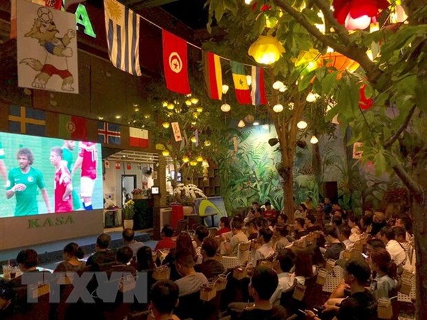 En Vietnam Copa Mundial se juega en bares y cafeterias hinh anh 1