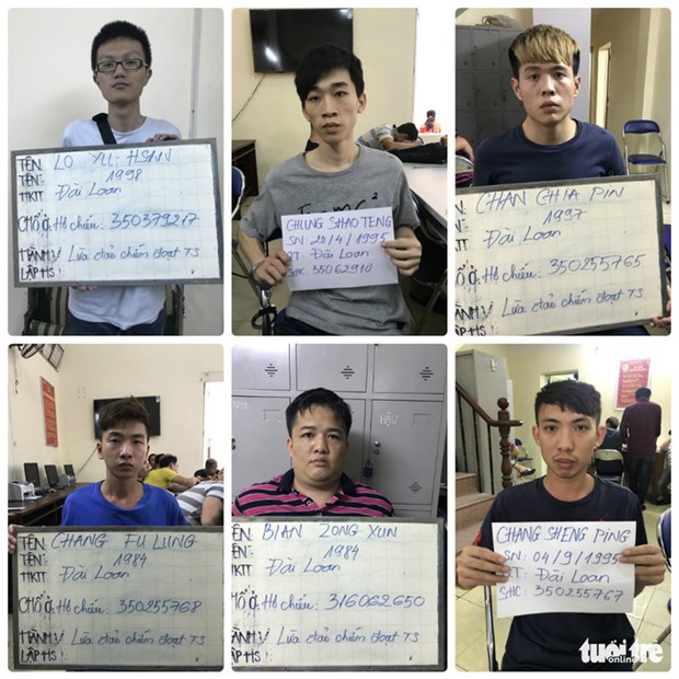 Vietnam arresta a 12 individuos por acciones de fraude en linea hinh anh 1