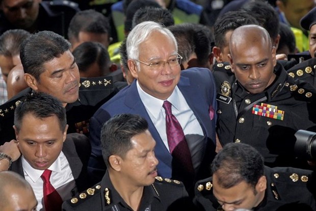 Tribunal de Malasia fija juico contra expremier Najib Razak para 2019 hinh anh 1