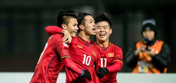 Seleccion de futbol de Vietnam aspira superar fase de grupos de mayor evento deportivo continental hinh anh 1