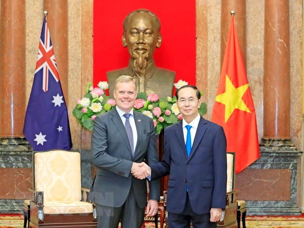 Presidente vietnamita recibe al titular de Camara de Representantes de Australia hinh anh 1