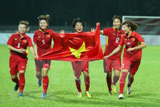 Equipo de futbol femenino de Vietnam esta listo para ASIAD 2018 hinh anh 1