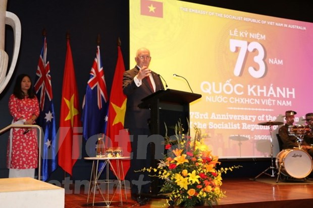 Vietnamitas en Japon y Australia conmemoran Dia Nacional hinh anh 1