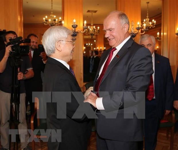 Rusia es socio de mayor prioridad de Vietnam, afirma maximo dirigente partidista hinh anh 1