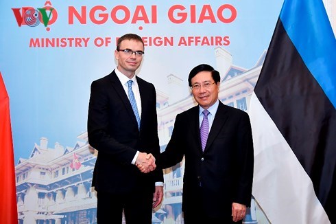 Vietnam y Estonia concretan medidas para viabilizar sus nexos hinh anh 1