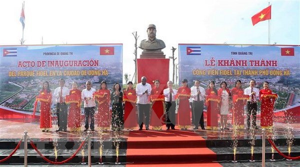 Inauguran Parque Fidel en la provincia central vietnamita de Quang Tri hinh anh 1