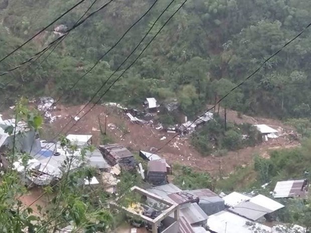 Al menos 30 mineros mueren en alud de tierra en Filipinas debido al tifon Mangkhut hinh anh 1