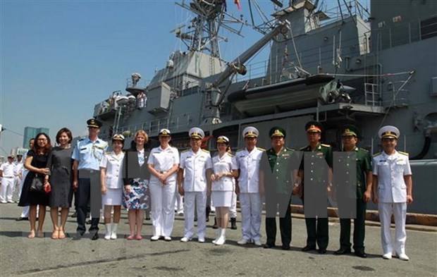 Inicia delegacion de Marina Real de Nueva Zelanda visita amistosa a Vietnam hinh anh 1